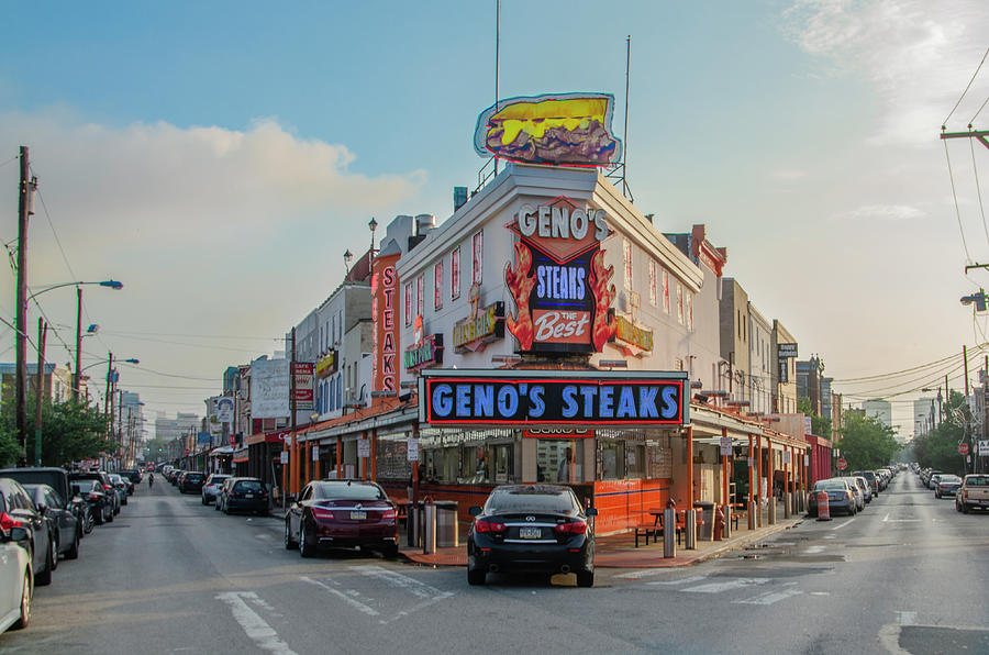 Genos in South Philly Photograph by Bill Cannon