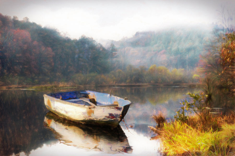 Gentle Morning Oil Painting Photograph by Debra and Dave Vanderlaan