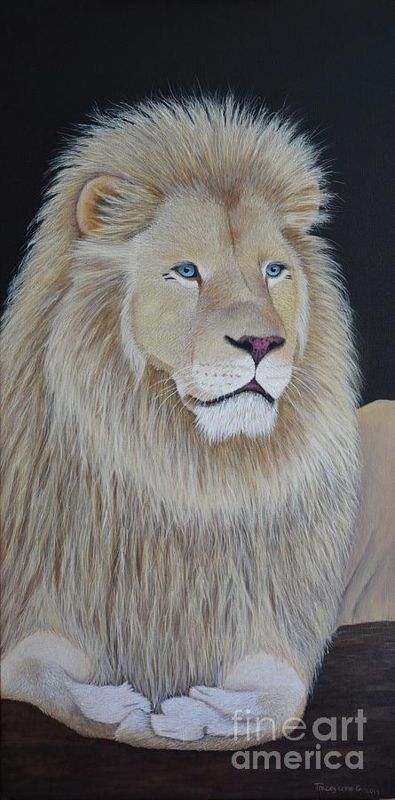 Gentle Paws Painting by Tracey Goodwin