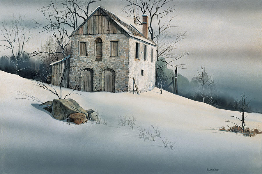 Gentle Snow  Painting by Michael Humphries