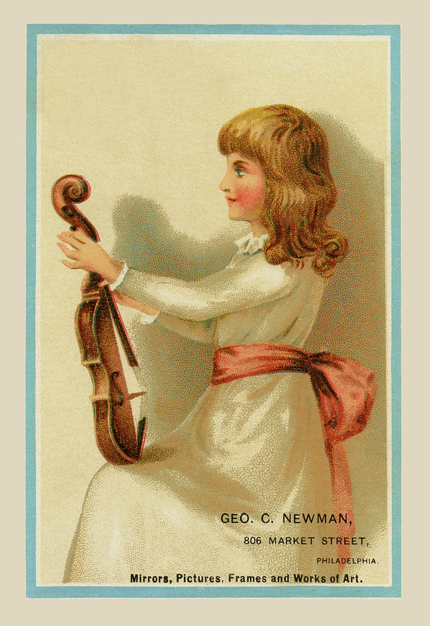 Geo C. Newman - Violin Painting by Unknown