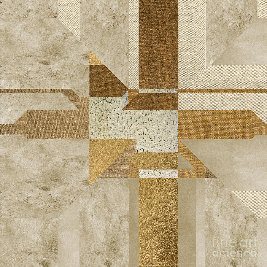 Abstract Digital Art - Geoart - s0301bg by Variance Collections