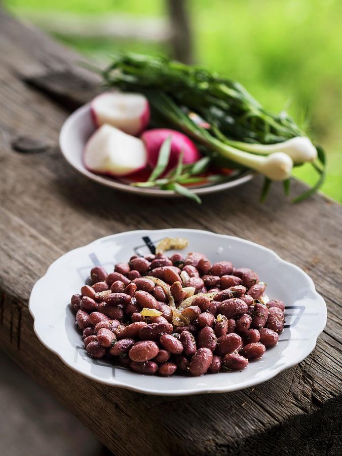 Geogian Cuisine  Lobio, Red Beans Georgian Style. Photograph by Magdalena Paluchowska