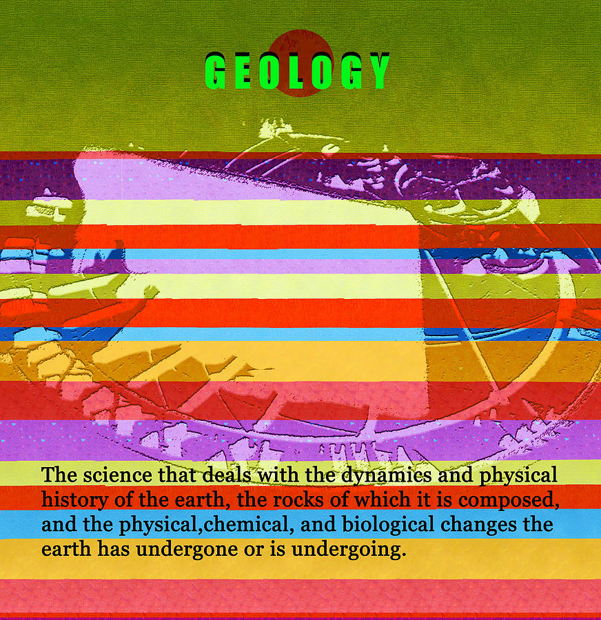 Geology art and definition Mixed Media by David Lee Thompson - Pixels