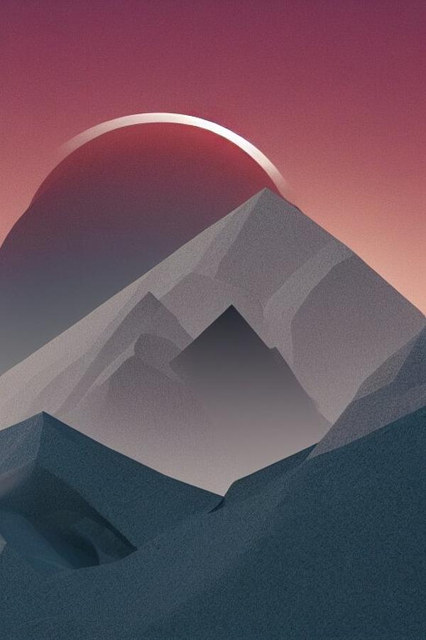 Geometric 3 D Render Realistic Nature Digital Art by Stable Diffusion ...