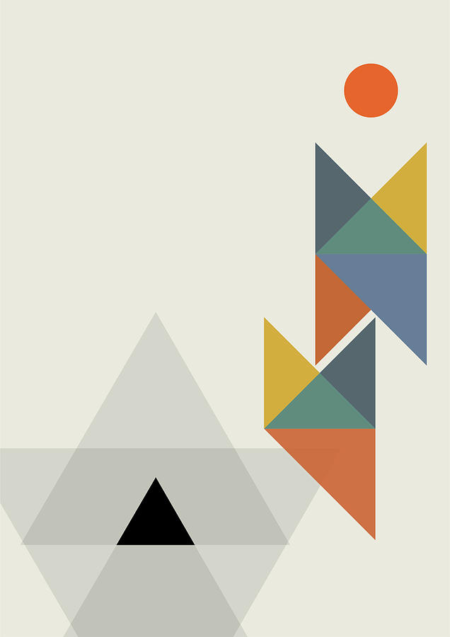 Geometric Painting 14 by arttantra Geometric Painting 14 by arttantra