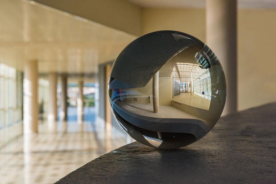 Sphere Photograph - Geometry by Marc Pelissier