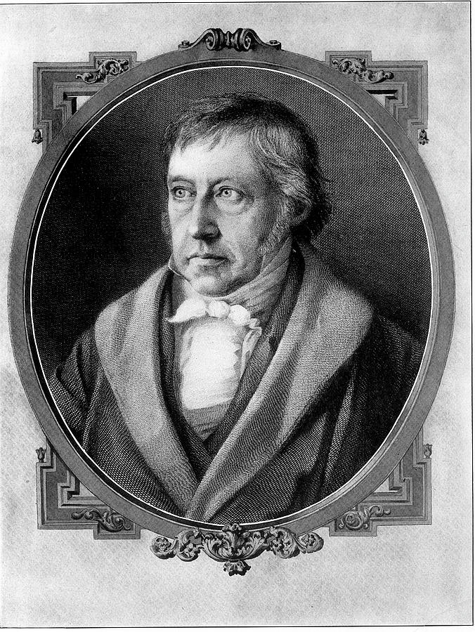 Georg F. Hegel Photograph by Mansell Collection