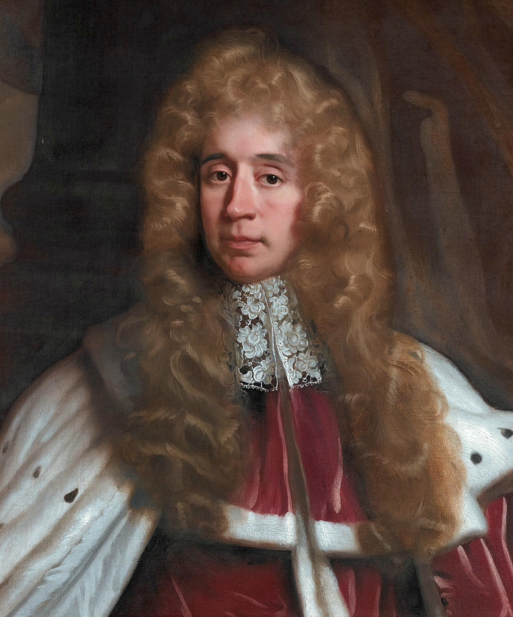 George, 1st Baron Jeffreys of Wem Painting by John Riley