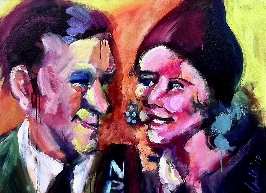 George and Gracie Painting by Les Leffingwell