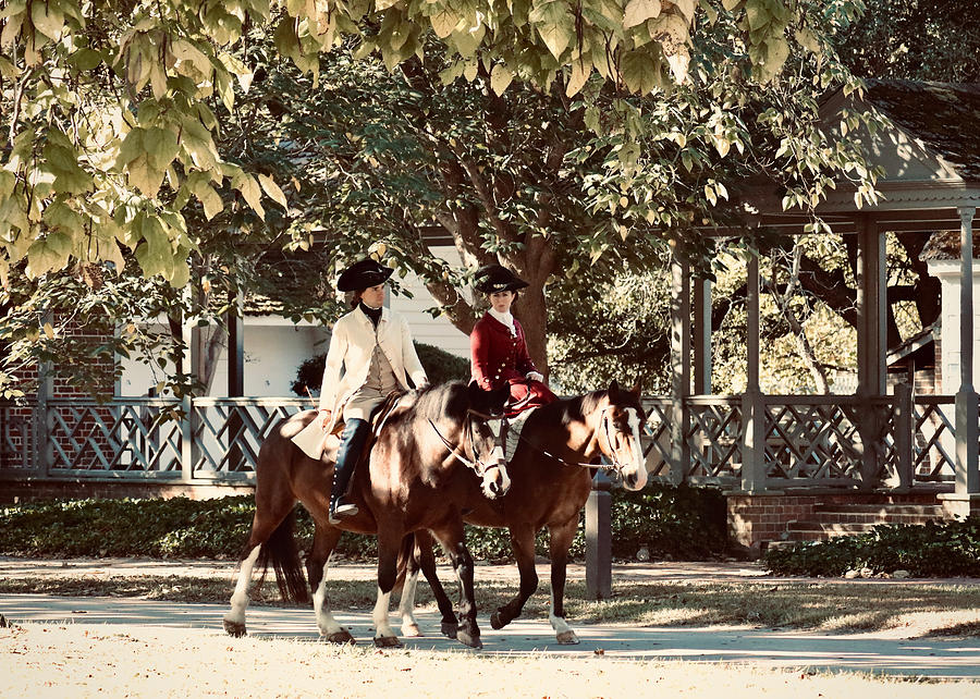 George and Martha Washington in Colonial Williamsburg by Rachel Morrison George and Martha Washington in Colonial Williamsburg by Rachel Morrison