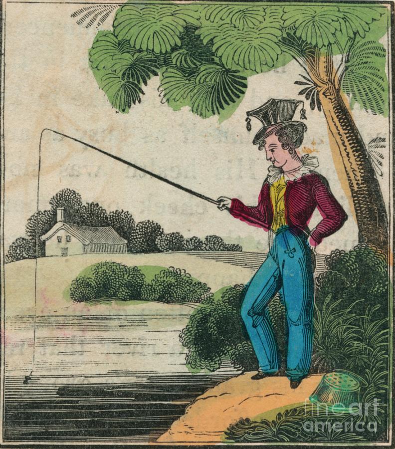 George Angling Drawing by Print Collector