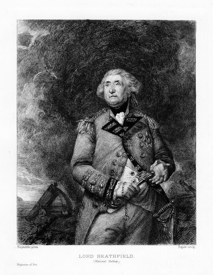 George Augustus Eliott, Lord Drawing by Print Collector