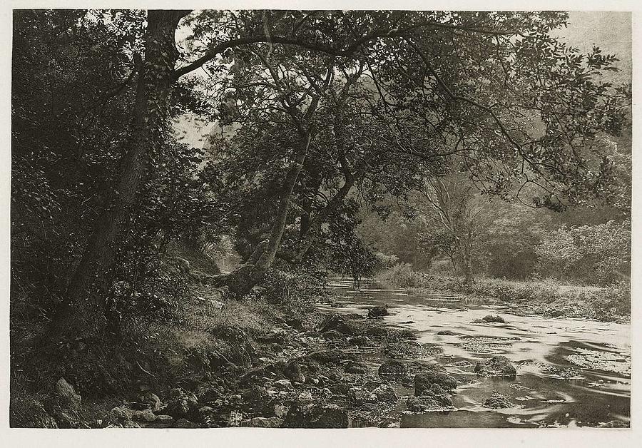 George Bankart - Near Reynards Cave, Dove Dale, 1888 Painting by ...