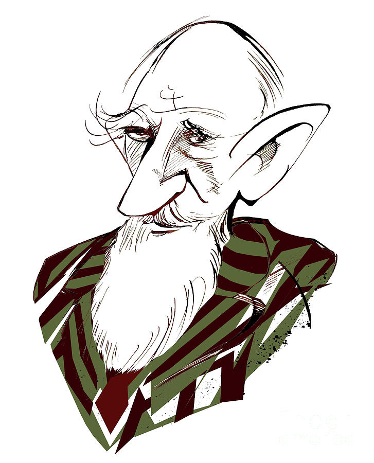 Arts Painting - George Bernard Shaw, Irish Playwright   Colour Caricature by Neale Osborne