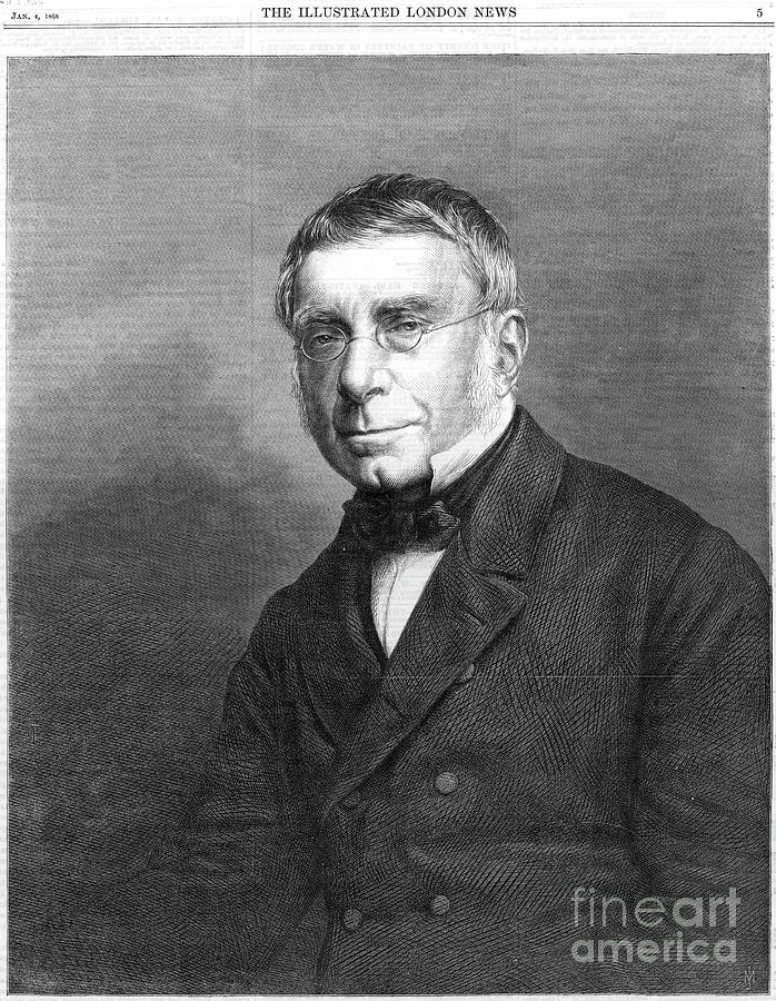 George Biddell Airy, English Astronomer Drawing by Print Collector
