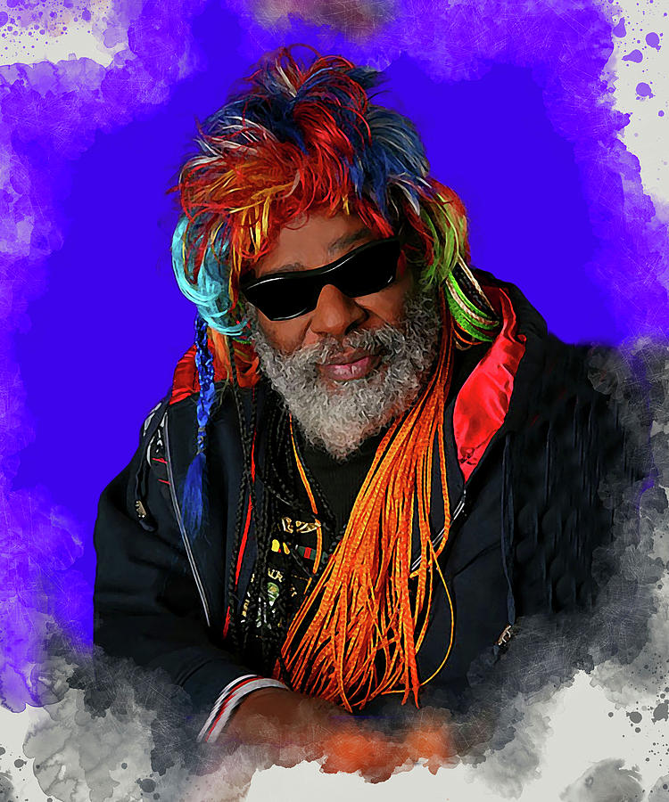 George Clinton Digital Art by Karl Knox