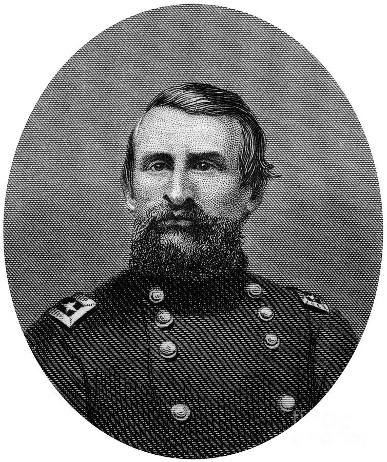George Crook, Union Army General Drawing by Print Collector