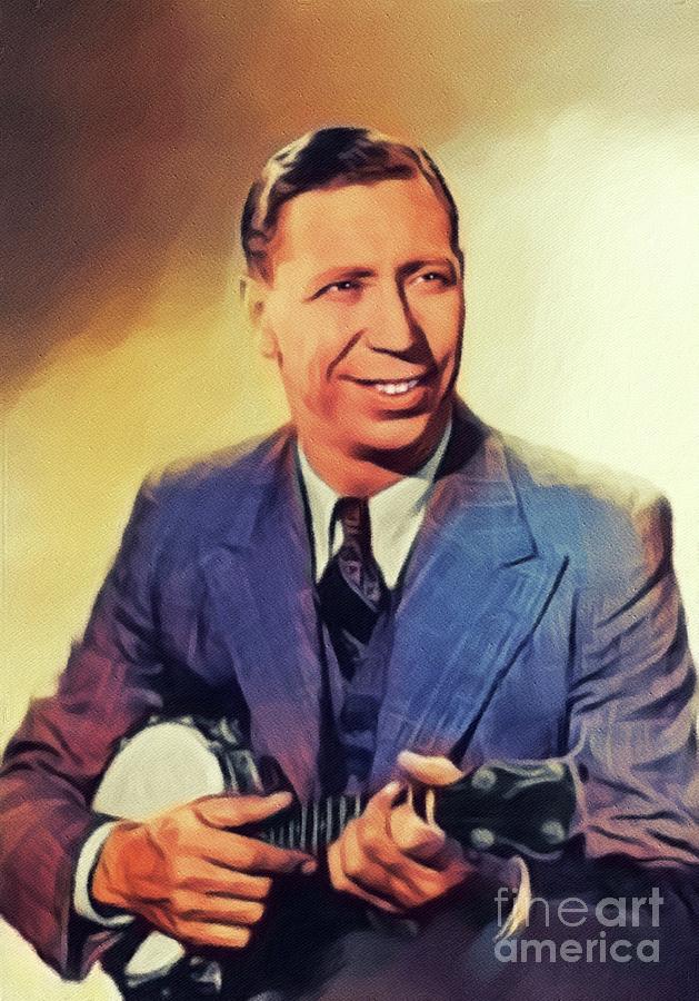 George Formby, Music Legend Painting by Esoterica Art Agency