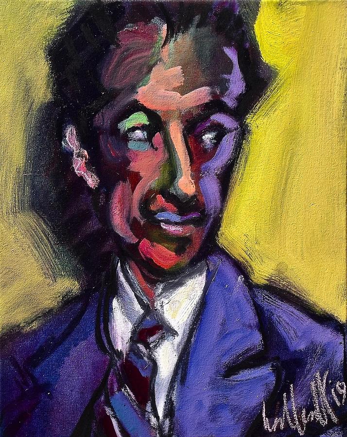 george Gershwin Painting by Les Leffingwell