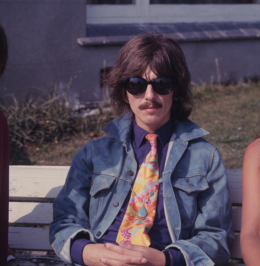 People Photograph - George Harrison On The Magical Mystery by David Redfern