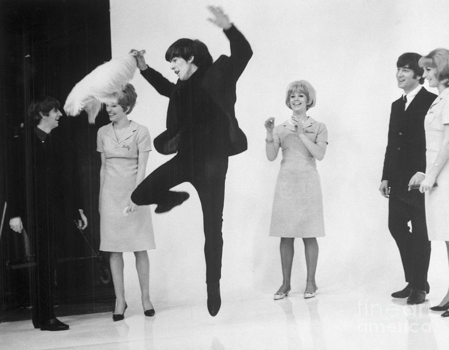 George Harrison Practicing Dance Steps Photograph by Bettmann