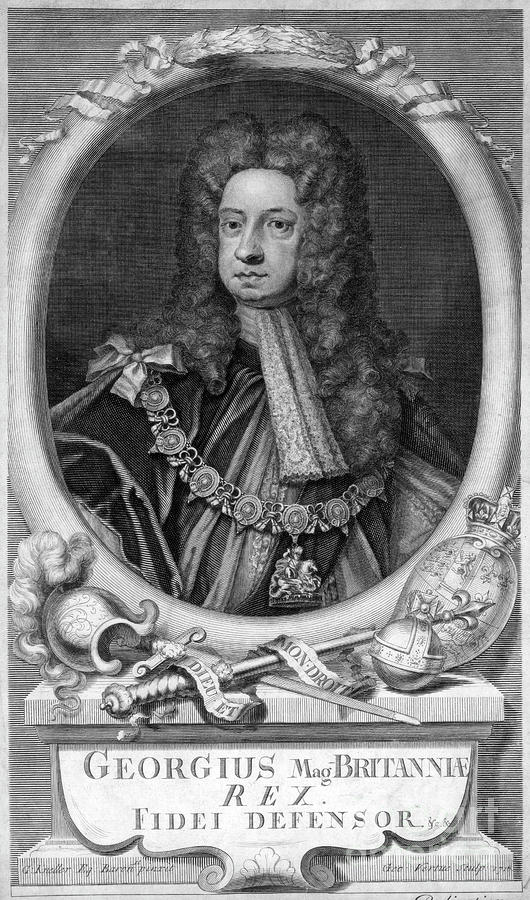 George I, King Of Great Britain, 18th Drawing by Print Collector