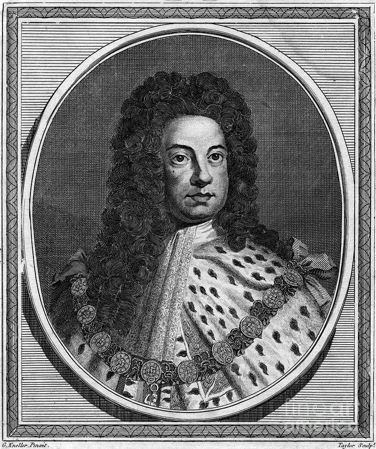 George I Of Great Britain, 18th Drawing by Print Collector