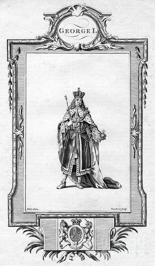 George I Of Great Britain.artist Drawing by Print Collector