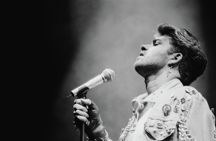 George Michael Photograph - George Michaels First Solo Tour by Michael Putland