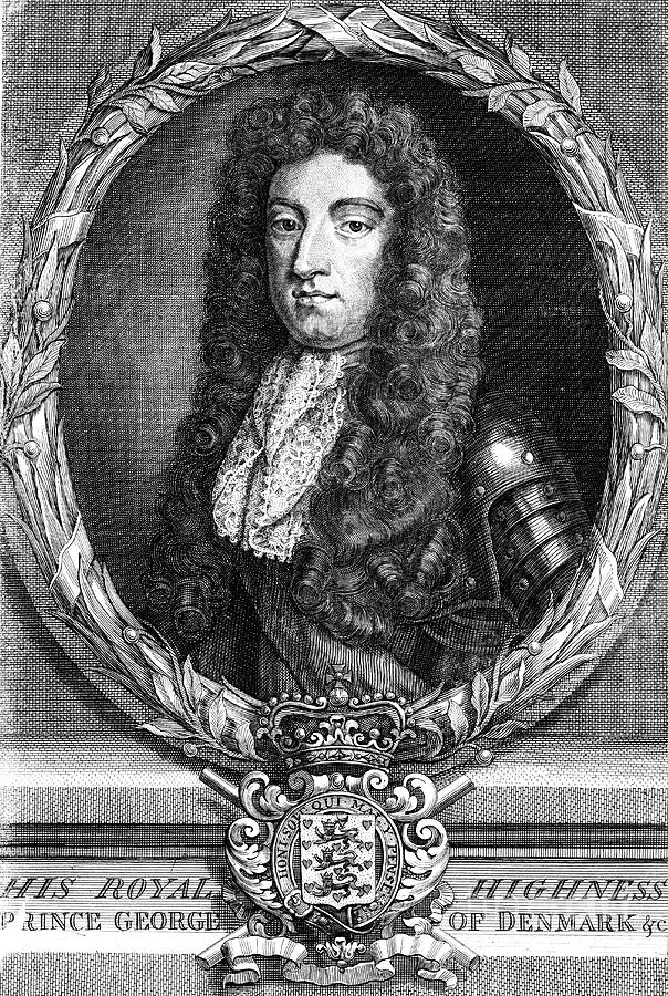 George Of Denmark, Prince Consort Drawing by Print Collector