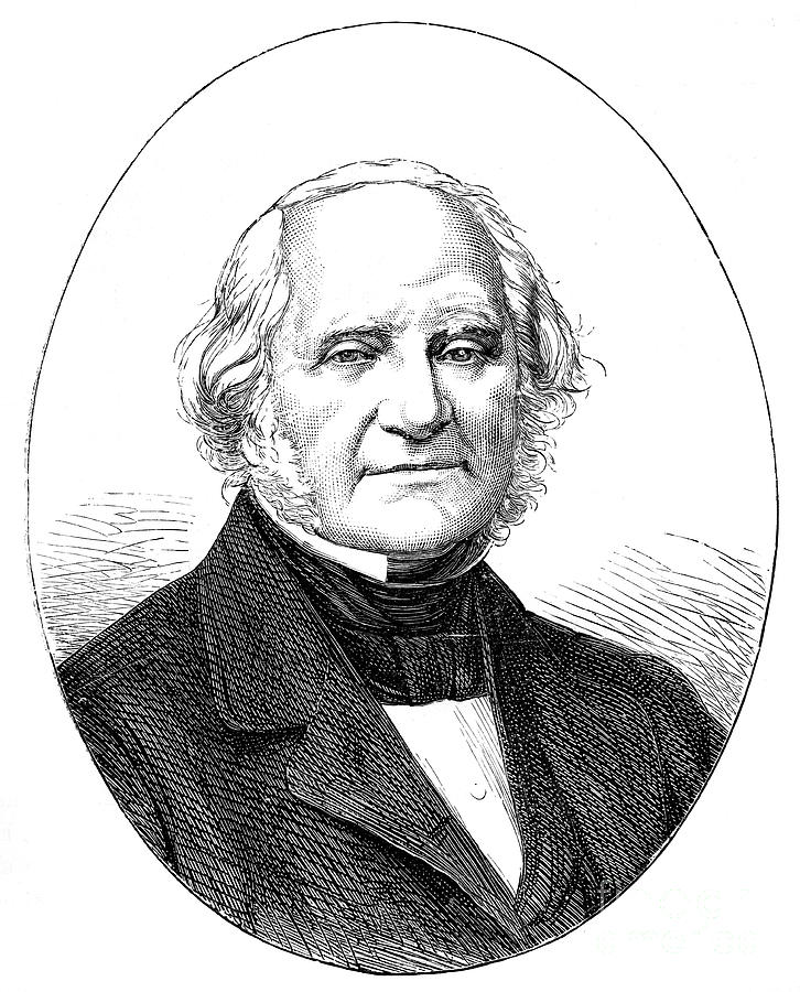 George Peabody 1795-1869, American Drawing by Print Collector