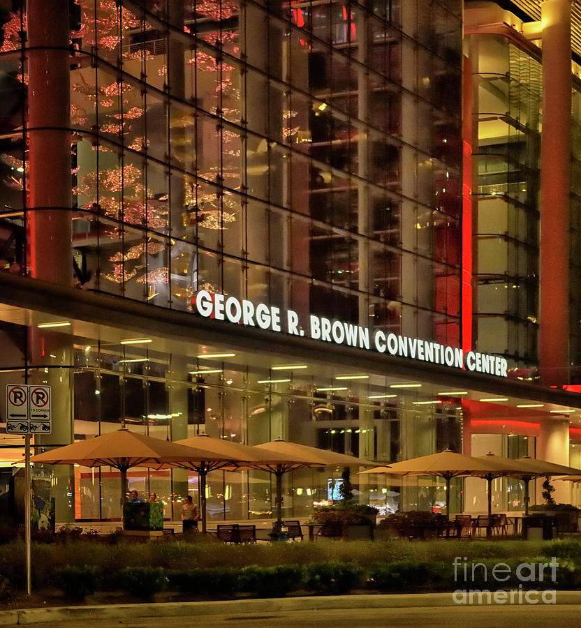 George R Brown Convention Center Photograph by Norman Gabitzsch