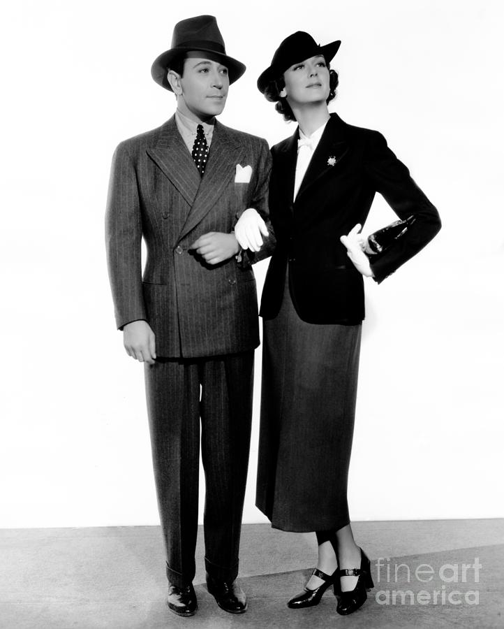 George Raft Photograph - George Raft - Rosalind Russell - It Had to Happen - 1936 by Sad Hill - Bizarre Los Angeles Archive George Raft Photograph - George Raft - Rosalind Russell - It Had to Happen - 1936 by Sad Hill - Bizarre Los Angeles Archive