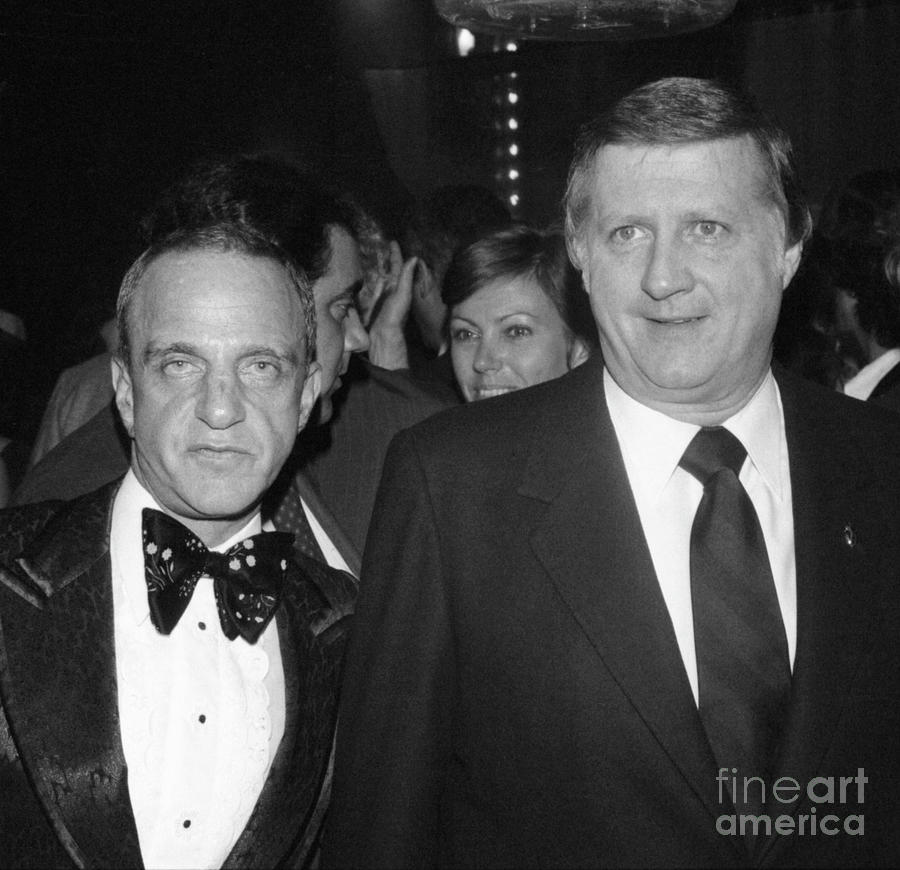 George Steinbrenner And Roy Cohn by Bettmann