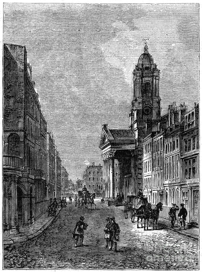 George Street, Hanover Square, London Drawing by Print Collector