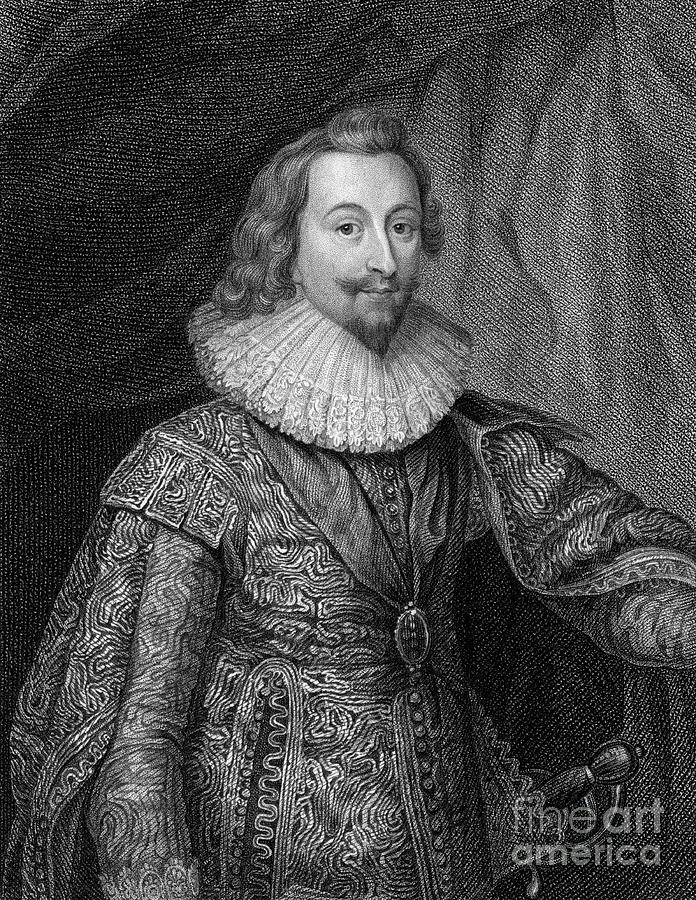 George Villiers, 1st Duke Of Buckingham Drawing by Print Collector