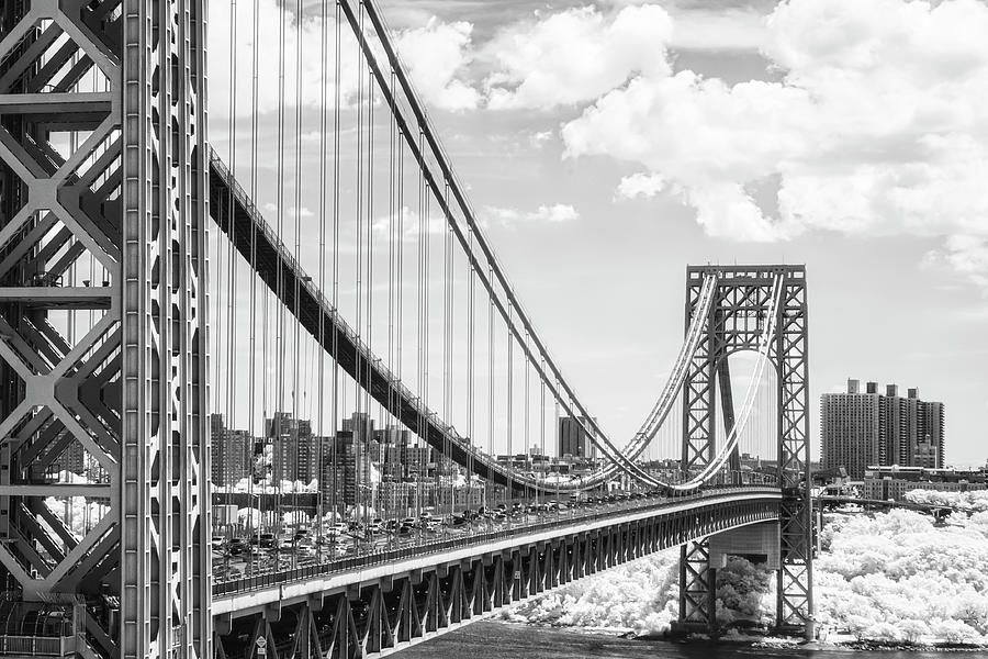 George Washington Bridge GWB NYC Photograph by Susan Candelario