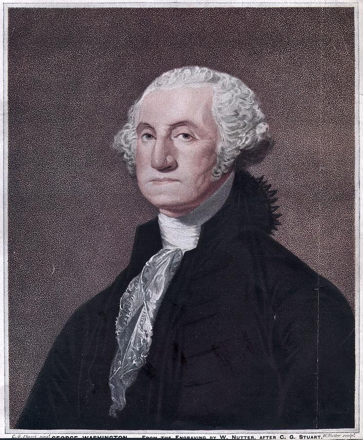 George Washington Photograph by Hulton Archive