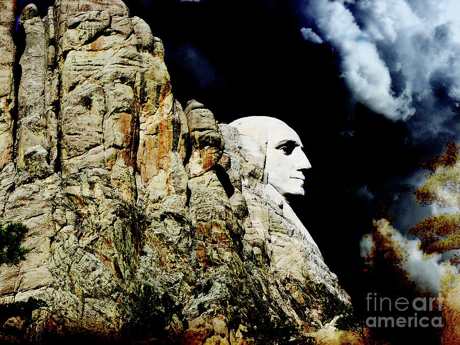 George Washington Digital Art - George Washington by Linda Cox