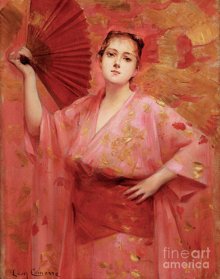 Georges Achille-fould In Japanese Dress Drawing by Heritage Images