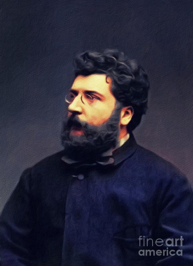 Georges Bizet, Music Legend Painting by Esoterica Art Agency