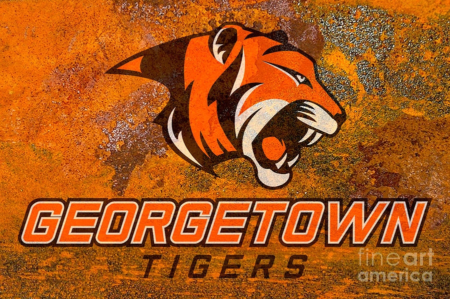 Georgetown University Digital Art - Georgetown Kentucky Tigers by Steven Parker