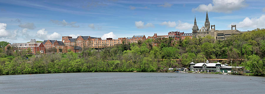 Georgetown University Photograph - Georgetown University Panorama by Brendan Reals