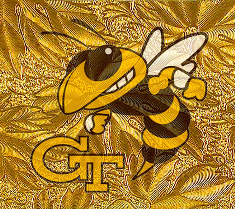 Athlete Photograph - Georgia Tech Yellowjackets by Steven Parker