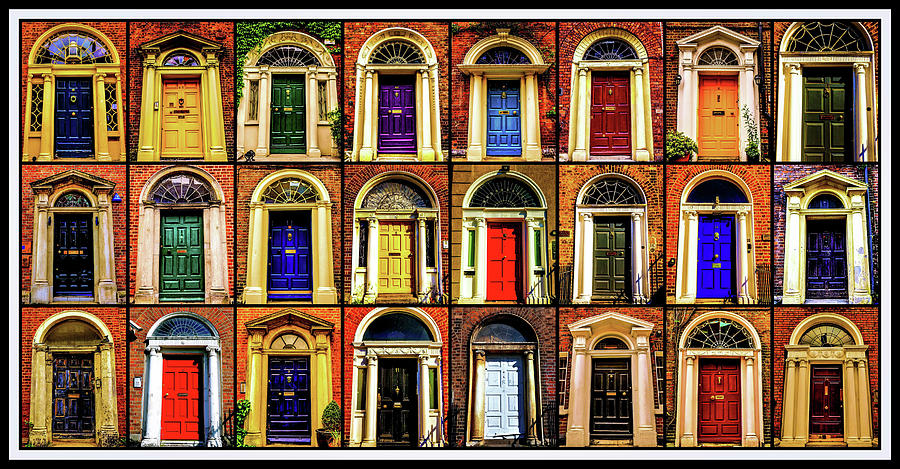 Georgian Doors of Dublin 1 Photograph by Lexa Harpell