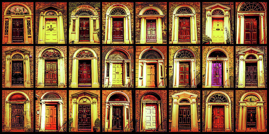 Georgian Doors of Dublin 2 Photograph by Lexa Harpell
