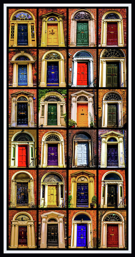 Georgian Doors of Dublin 3 Photograph by Lexa Harpell