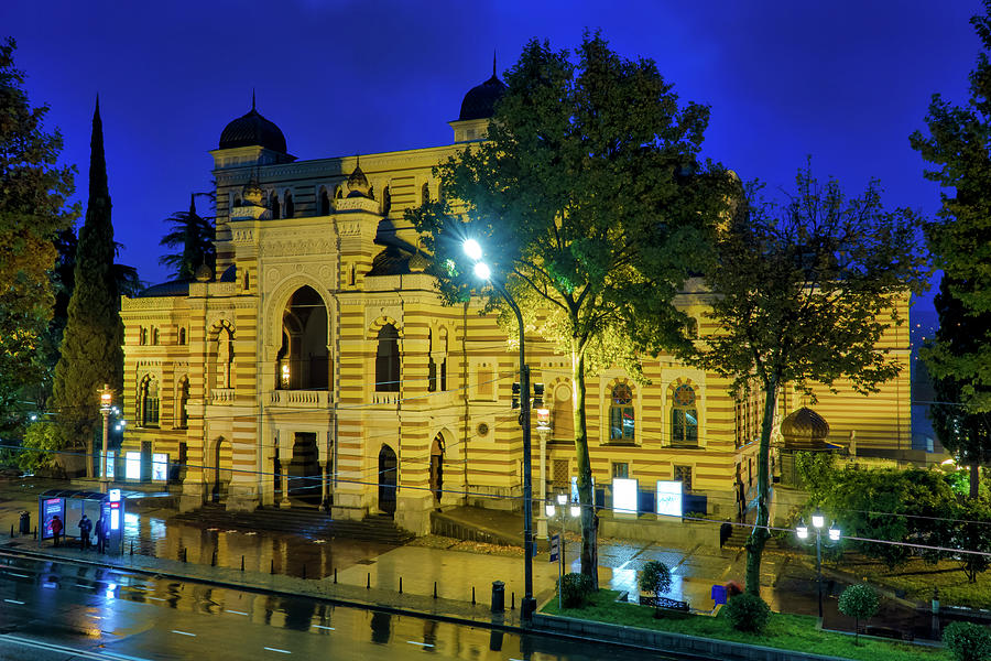 Georgian National Opera Theater Photograph by Fabrizio Troiani - Fine ...