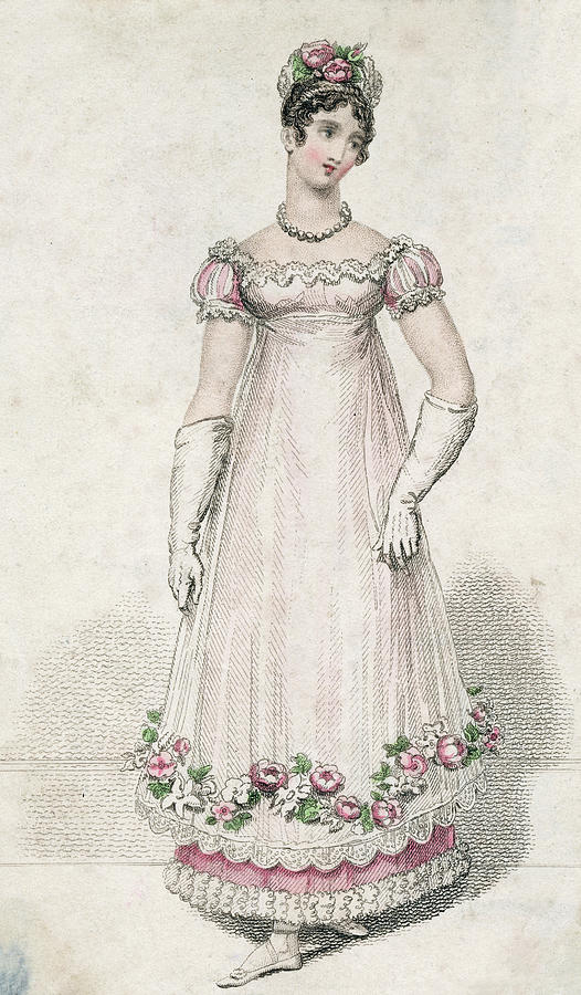 Georgian Party Dress Photograph by Hulton Archive